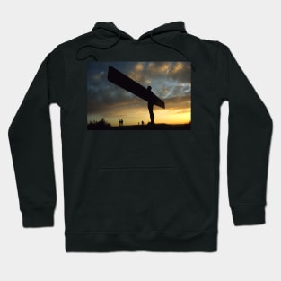 Angel of the North at sunset Hoodie